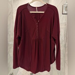 Free People Leo Henley Tee